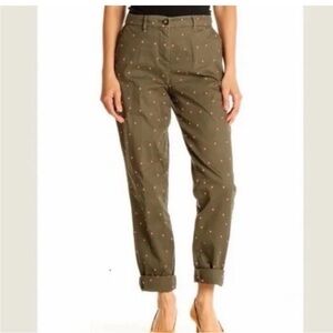 Boden Rachel Chino Polka Dot Trouser Size 6R